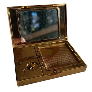 1960's Melissa Musical Cosmetic Powder Compact Working Music Box